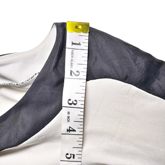 Chico's Black and White Patterned Blouse - Picture 10 of 14